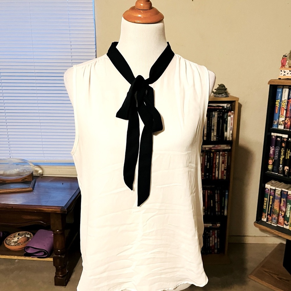 Forever 21 Dressy Blue with Faux Tie
